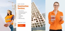 HTML Code For Construction Services