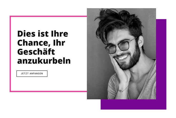 Starten Sie Ihr Unternehmen HTML-Vorlage