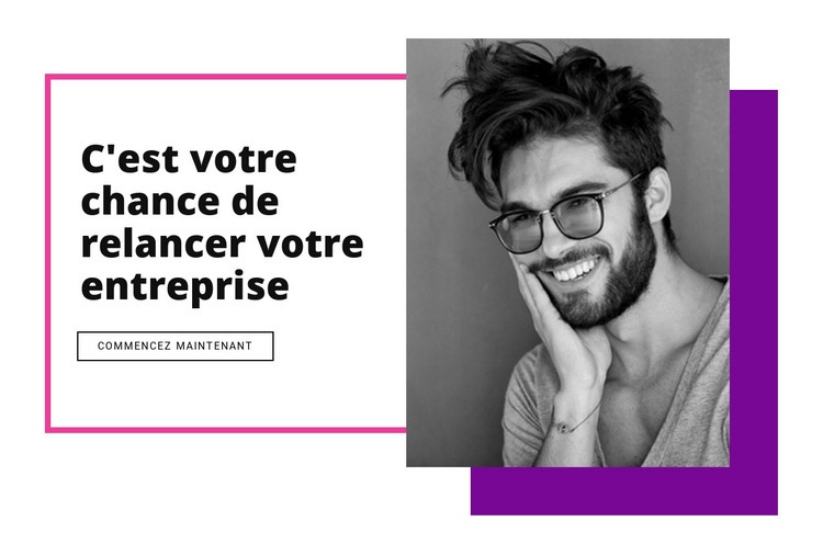 Relancez votre entreprise Conception de site Web