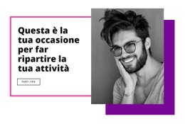 Dai Il Via Al Tuo Business - Modello Di Sito Web Personale