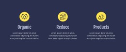 Page Website For Reduce Waste Features