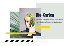 Bio-Garten Premium-Vorlage