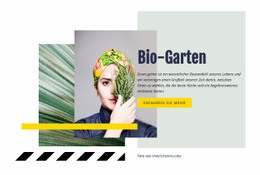Bio-Garten – Fertiges Website-Design