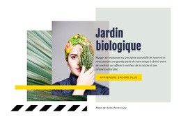 Jardin Biologique - Conception De Site Moderne