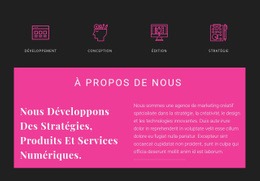 À Propos De Creative Studio - Page De Destination Prête À L'Emploi