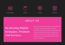 Homepage Design For About Creative Studio