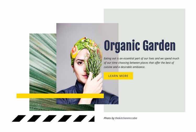 Organikus kert Html Weboldal készítő