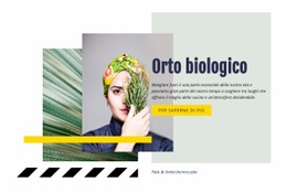 Modello Di Sito Per Orto Biologico