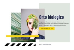 Orto Biologico - Modello HTML5 Reattivo