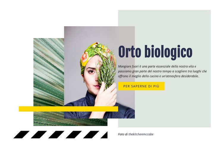 Orto biologico Modello HTML5