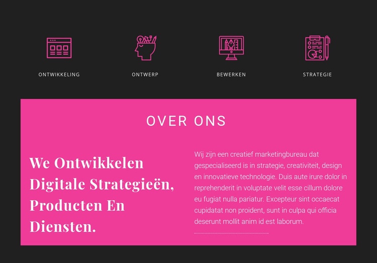 Over Creative Studio WordPress-thema