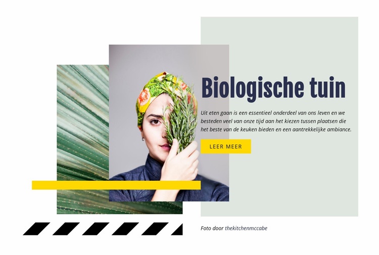 Biologische tuin WordPress-thema