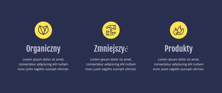 Zmniejsz ilość odpadów Szablon CSS