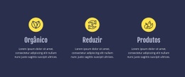 Design De Site Premium Para Recursos De Redução De Resíduos