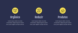 Recursos De Redução De Resíduos - Modelo HTML