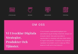 Den Bästa Webbdesignen För Om Creative Studio