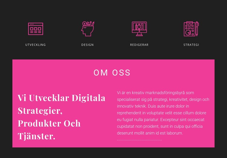 Om Creative Studio WordPress -tema