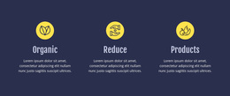 Reduce Waste Features - Premium Template