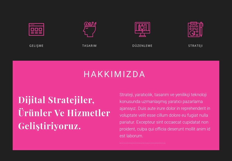 Creative Studio hakkında Şablon