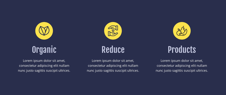 Reduce Waste Features Web Design