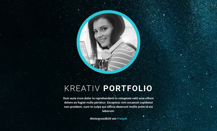 Grafikdesign-Portfolio HTML Website Builder