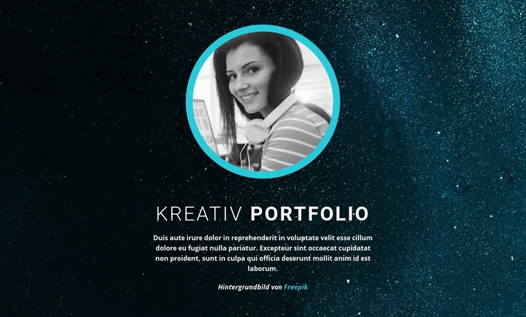 Grafikdesign-Portfolio HTML5-Vorlage