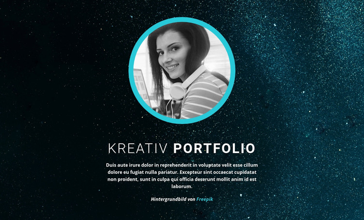 Grafikdesign-Portfolio Website design
