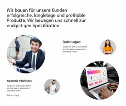 Wir Bauen Erfolgreiche Produkte – Website-Mockup-Vorlage