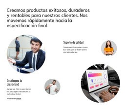 Construimos Productos Exitosos - Funcionalidad Del Creador De Sitios Web