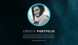 Portfolio De Conception Graphique : Modèle Créatif Polyvalent