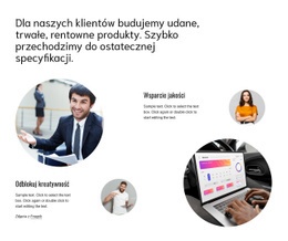 Budujemy Udane Produkty - Szablon Makiety Strony Internetowej