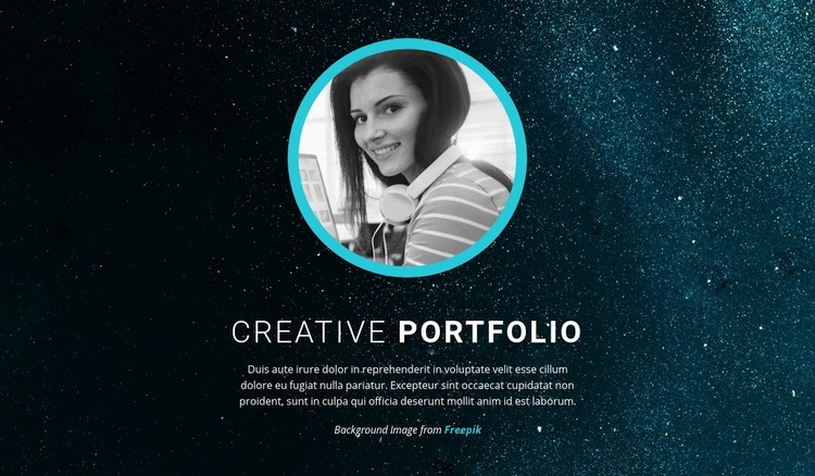 Graphic design portfolio Webflow Template Alternative
