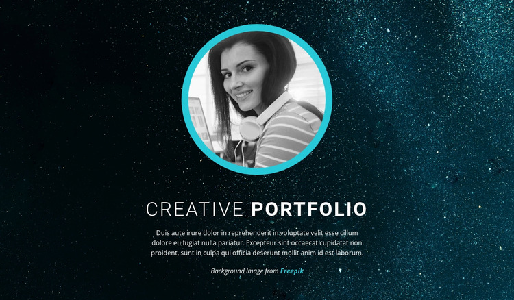 Graphic design portfolio Website Mockup