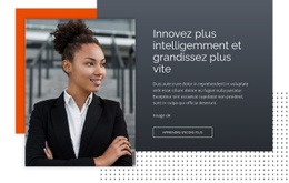 Innovez Plus Intelligemment Et Grandissez Plus Vite - HTML5 Website Builder