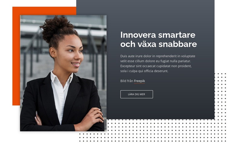 Innovera smartare och växa snabbare Hemsidedesign