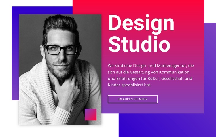 Design Studio Website-Modell