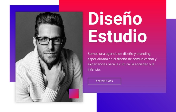 Estudio de diseño Creador de sitios web HTML