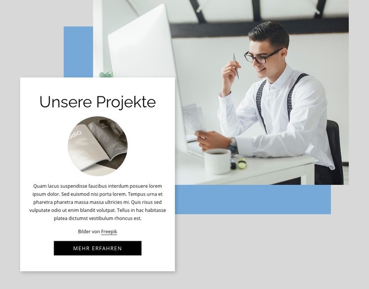 Komplexe Vertriebsagentur HTML Website Builder