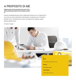 Profilo Professionale Dell'Architetto - Design Del Sito Web Definitivo