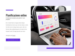 Applicazione Di Pianificazione Online - Modello HTML Gratuito