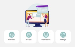 Illustrazioni E Vantaggi Modello HTML Di Base Con CSS