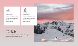 Gyalogos Túrák - HTML-Sablon Letöltése