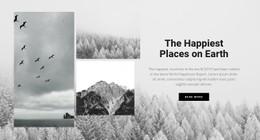 The Happiest Places CSS Template