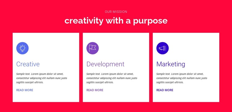 Creativity with a Purpose CSS Template