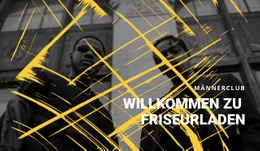 Friseursalon - Vorlage Für Eine Seite