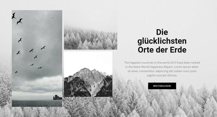 Die glücklichsten Orte WordPress-Theme