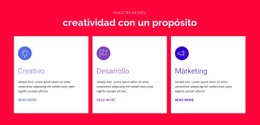 Creatividad Con Propósito - Diseño De Sitio Moderno