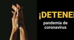 Pandemia De Coronavirus - Maqueta De Sitio Web Gratuita