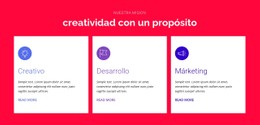 Demostración De Plantilla Para Creatividad Con Propósito