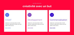 Créativité Avec Un But - Modèle De Page HTML